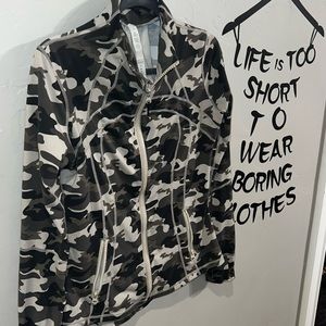 RARE camo Define Jacket size 12!